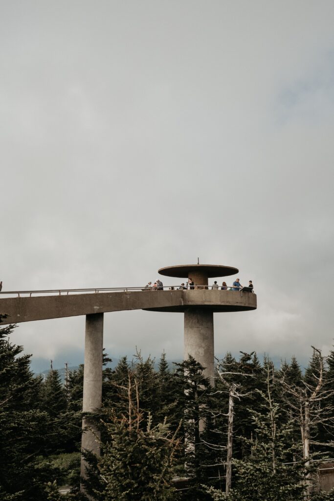 Clingmans Dome in Gatlinburg, Tennessee. 